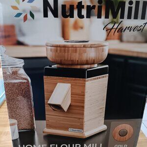 NutriMill harvest grain mill with Gold Trim